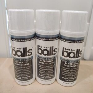 Better Balls Revita Cream for Men's Groin/ Nourish & Protects  3.4oz (3-pack)